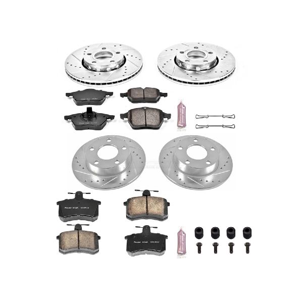 1996-1998 Audi A4 Quattro Disc Brake Kit - Front and Rear (Powerstop)