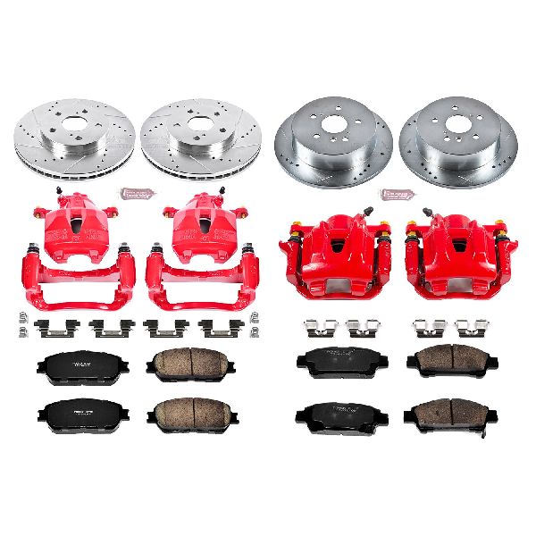2004-2010 Toyota Sienna Disc Brake Kit - Front and Rear (Powerstop)
