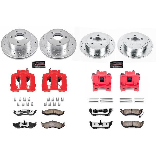 2003-2006 Jeep Wrangler Disc Brake Kit - Front and Rear (Powerstop)