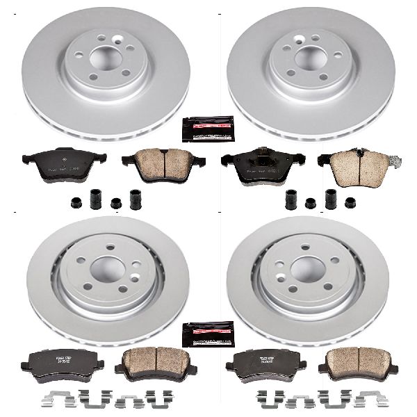 2007-2014 Volvo S80 Disc Brake Kit - Front and Rear (Powerstop)