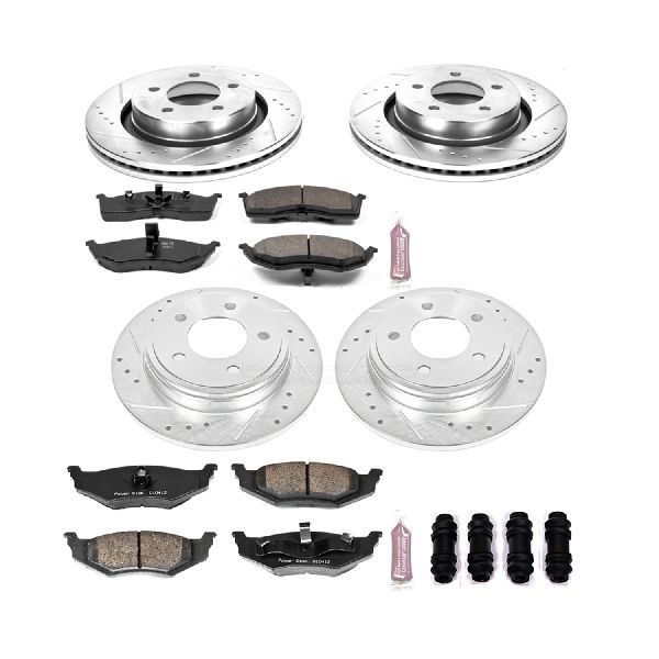 2000-2004 Dodge Intrepid Disc Brake Kit - Front and Rear (Powerstop)