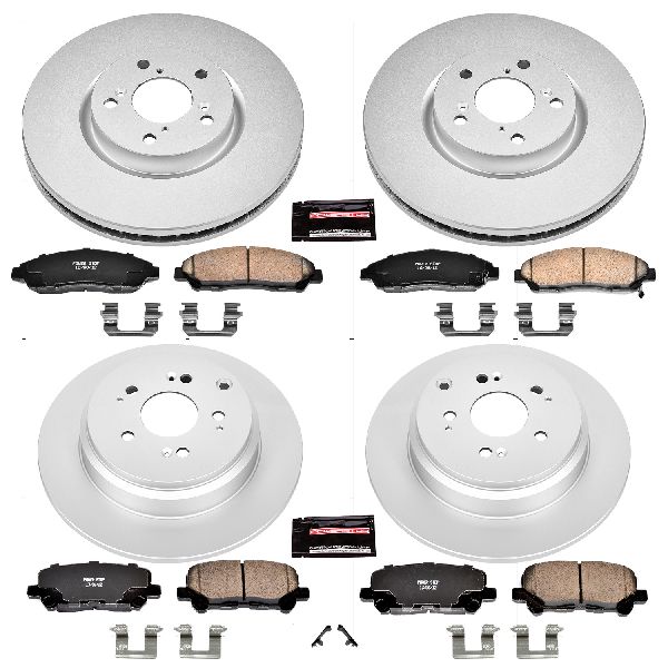 2012-2015 Honda Pilot Disc Brake Kit - Front and Rear (Powerstop)