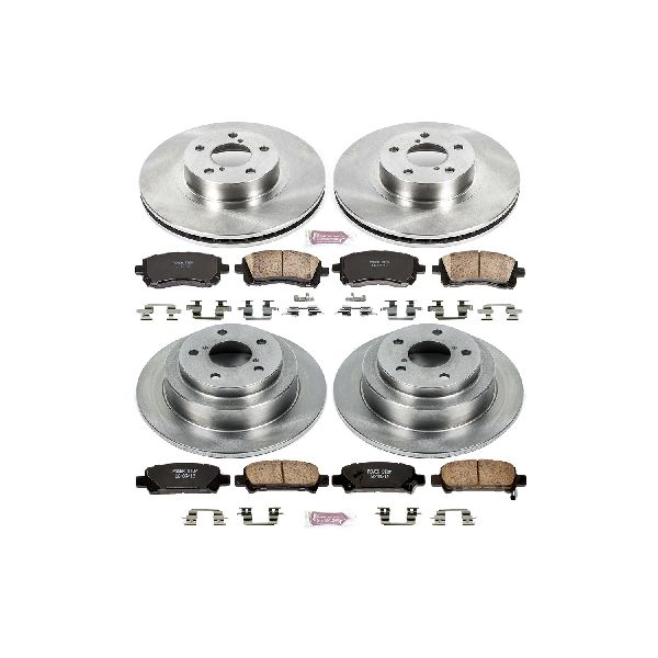 1998-2002 Subaru Forester Disc Brake Kit - Front and Rear (Powerstop)