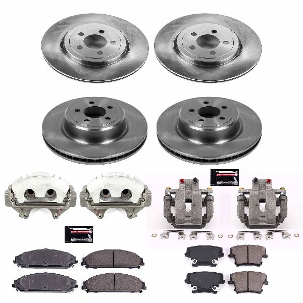 2012-2014 Dodge Charger Disc Brake Kit - Front and Rear (Powerstop)