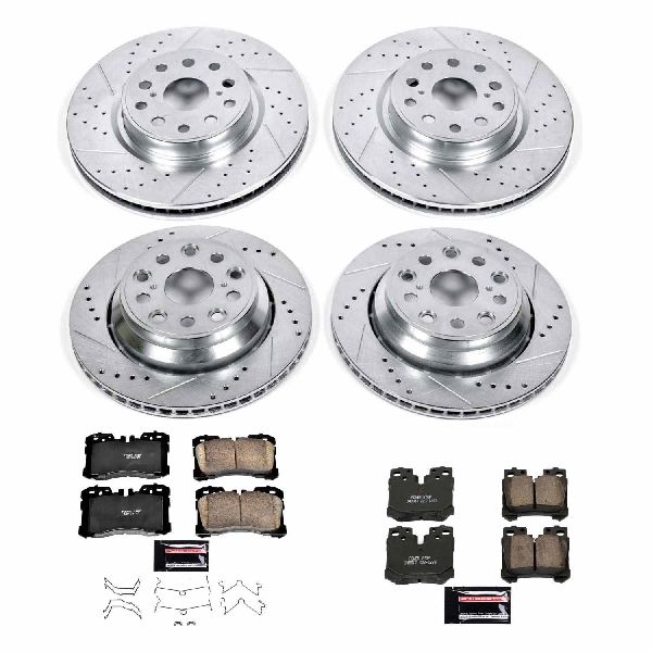 2010-2017 Lexus LS460 Disc Brake Kit - Front and Rear (Powerstop)