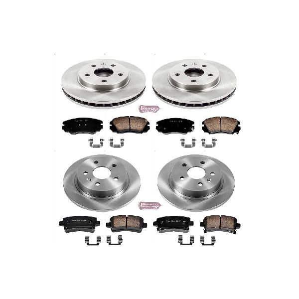 2016 Chevrolet Malibu Limited Disc Brake Kit - Front and Rear (Powerstop)