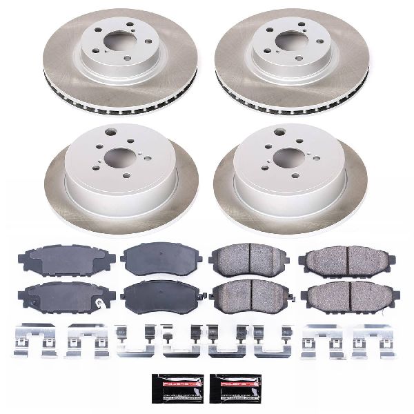 2008-2010 Subaru Impreza Disc Brake Kit - Front and Rear (Powerstop)