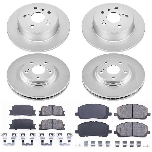 2001-2003 Toyota Highlander Disc Brake Kit - Front and Rear (Powerstop)