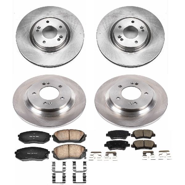 2015 Hyundai Sonata Disc Brake Kit - Front and Rear (Powerstop)