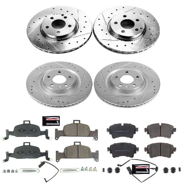 2017-2018 Audi A4 Disc Brake Kit - Front and Rear (Powerstop)