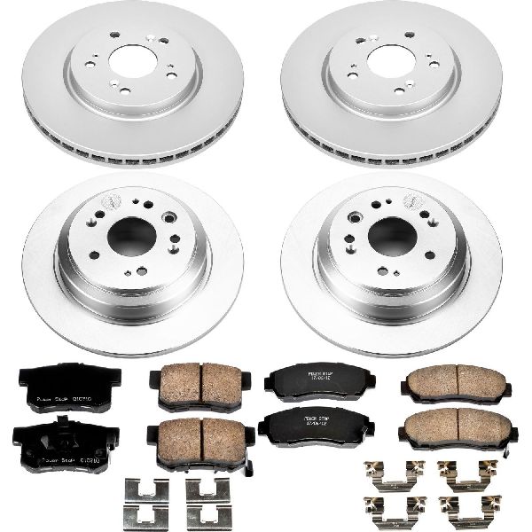 2012 Honda Crosstour Disc Brake Kit - Front and Rear (Powerstop)
