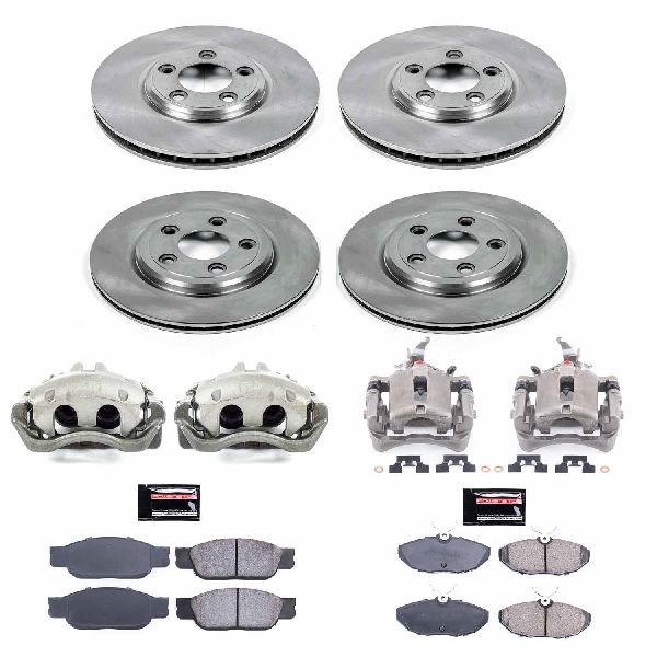 2003-2006 Lincoln LS Disc Brake Kit - Front and Rear (Powerstop)