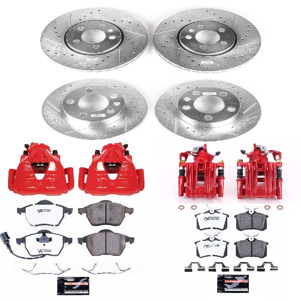 2000 Volkswagen Jetta Disc Brake Kit - Front and Rear (Powerstop)
