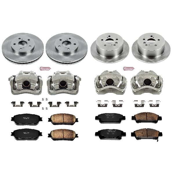 2004-2010 Toyota Sienna Disc Brake Kit - Front and Rear (Powerstop)