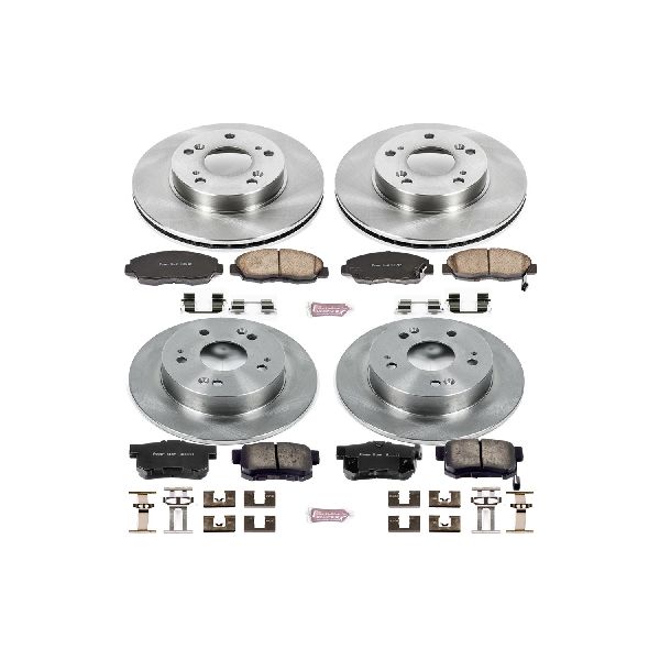 2006-2011 Honda Civic Disc Brake Kit - Front and Rear (Powerstop)