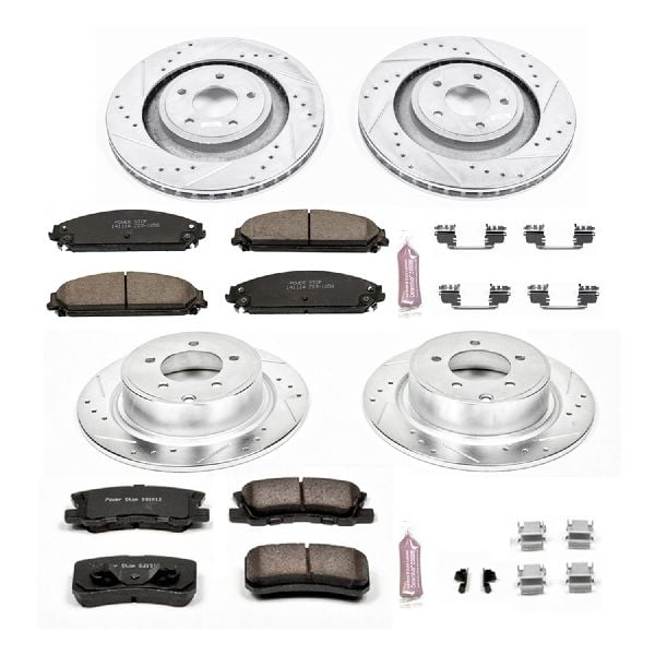 2013-2014 Dodge Avenger Disc Brake Kit - Front and Rear (Powerstop)
