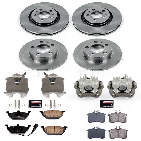 2001-2005 Volkswagen Jetta Disc Brake Kit - Front and Rear (Powerstop)