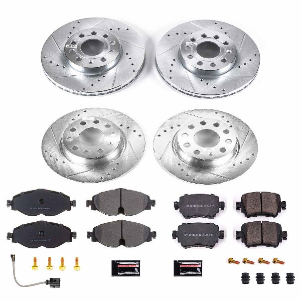 2015-2021 Volkswagen Golf Disc Brake Kit - Front and Rear (Powerstop)