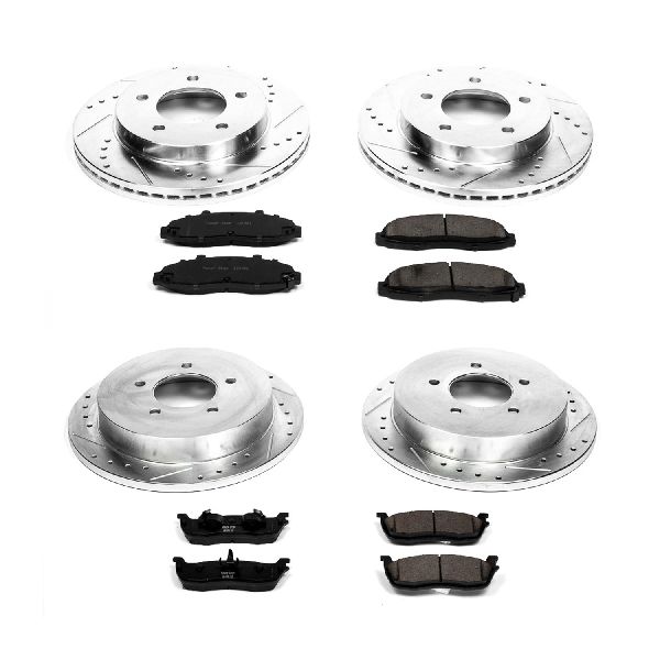 1999-2000 Ford F-150 Disc Brake Kit - Front and Rear (Powerstop)