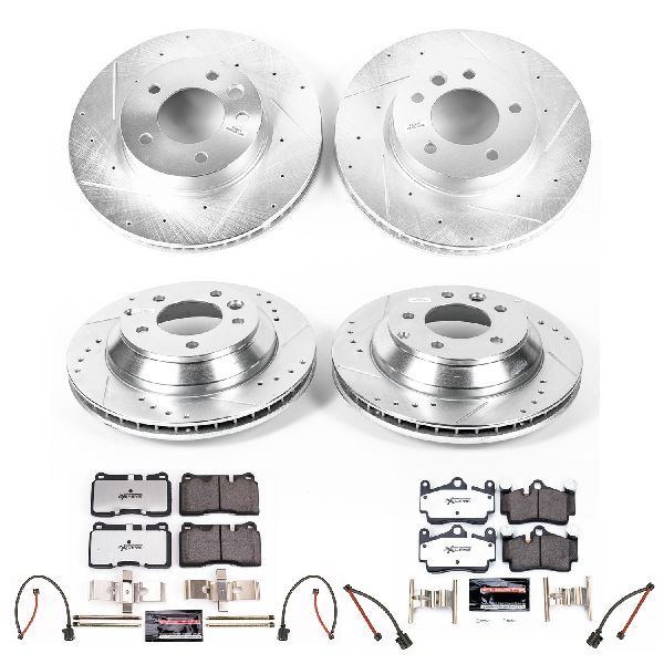 2007-2010 Volkswagen Touareg Disc Brake Kit - Front and Rear (Powerstop)