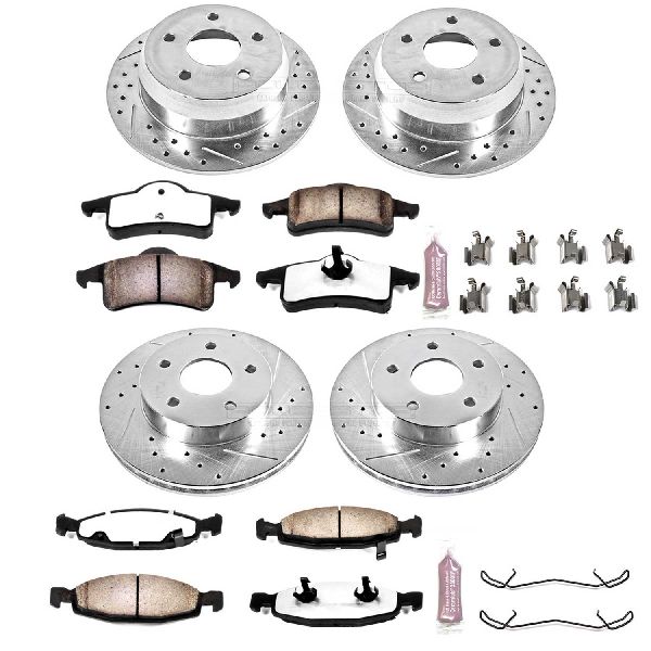 1999-2002 Jeep Grand Cherokee Disc Brake Kit - Front and Rear (Powerstop)