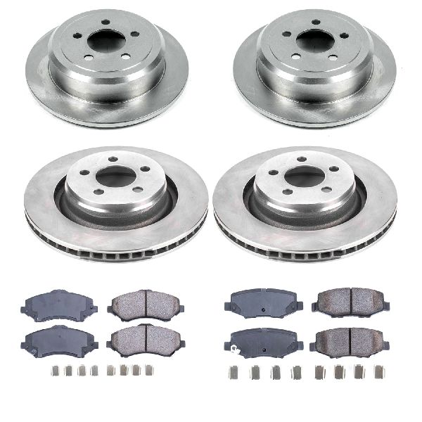 2009-2011 Dodge Nitro Disc Brake Kit - Front and Rear (Powerstop)