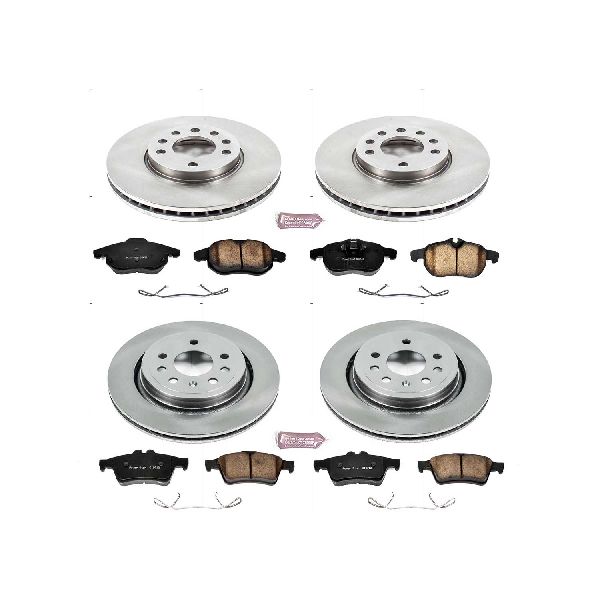 2003-2011 Saab 9-3 Disc Brake Kit - Front and Rear (Powerstop)