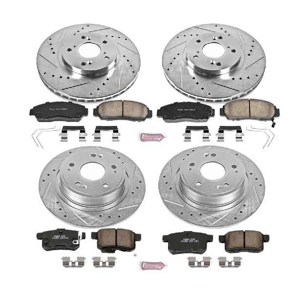 2011-2014 Acura TSX Disc Brake Kit - Front and Rear (Powerstop)