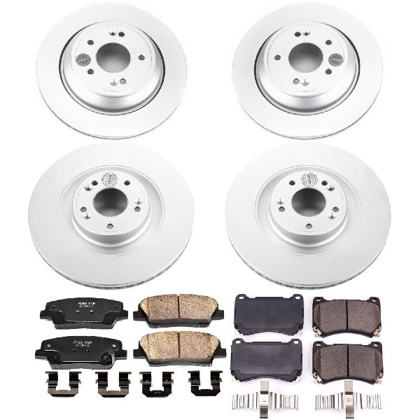 2011 Hyundai Equus Disc Brake Kit - Front and Rear (Powerstop)