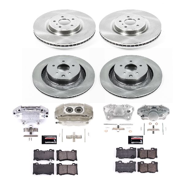 2009 Nissan 350Z Disc Brake Kit - Front and Rear (Powerstop)