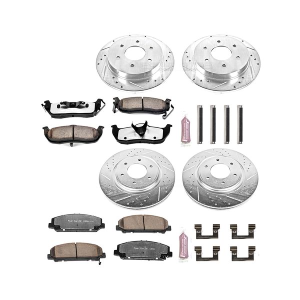 2008-2010 INFINITI QX56 Disc Brake Kit - Front and Rear (Powerstop)