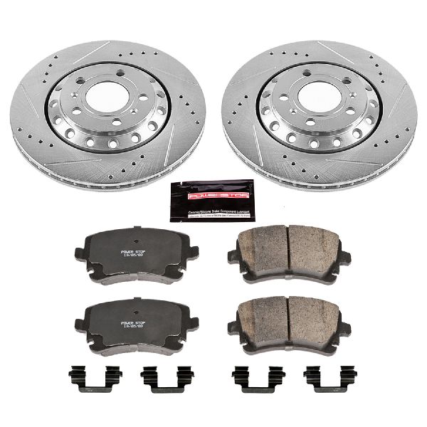 2003-2010 Audi A8 Quattro Disc Brake Kit - Rear (Powerstop)