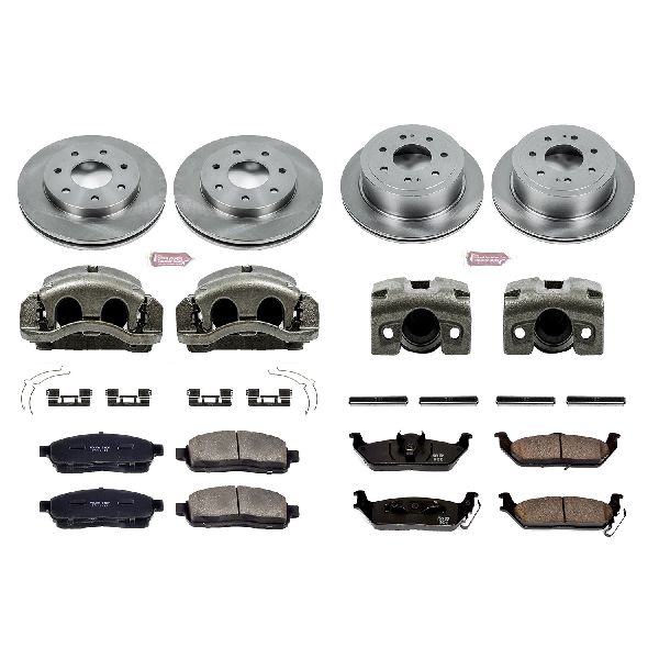 2006-2008 Lincoln Mark LT Disc Brake Kit - Front and Rear (Powerstop)