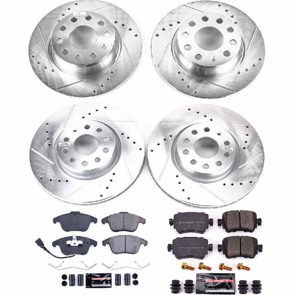 2015-2020 Volkswagen Passat Disc Brake Kit - Front and Rear (Powerstop)