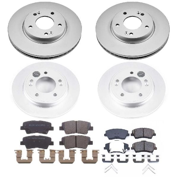 2019 Hyundai Elantra Disc Brake Kit - Front and Rear (Powerstop)