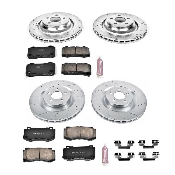2006-2008 Dodge Magnum Disc Brake Kit - Front and Rear (Powerstop)
