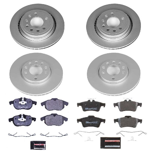 2008-2011 Saab 9-3 Disc Brake Kit - Front and Rear (Powerstop)