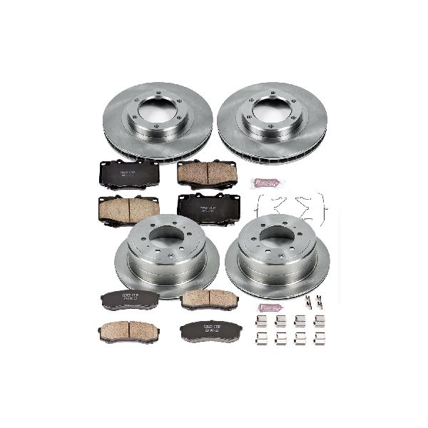 1996-1997 Lexus LX450 Disc Brake Kit - Front and Rear (Powerstop)