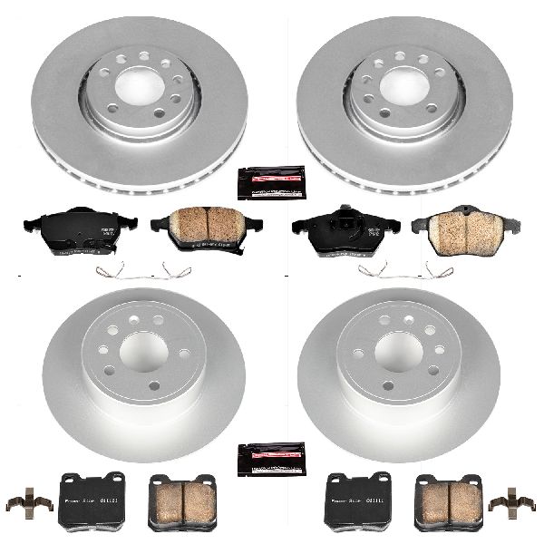 1999-2002 Saab 9-3 Disc Brake Kit - Front and Rear (Powerstop)