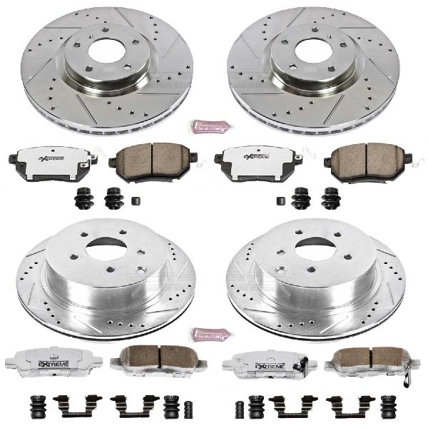 2006-2007 Nissan Murano Disc Brake Kit - Front and Rear (Powerstop)