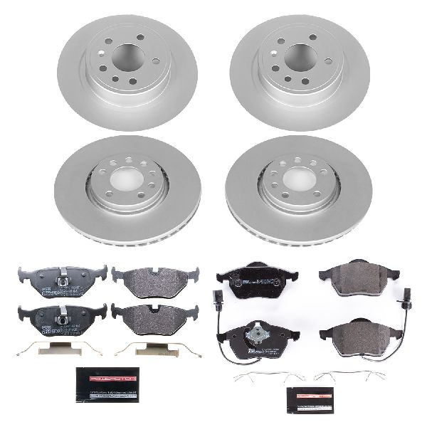 2007-2010 Saab 9-5 Disc Brake Kit - Front and Rear (Powerstop)