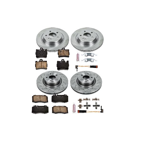 2000-2003 Mercedes-Benz S500 Disc Brake Kit - Front and Rear (Powerstop)