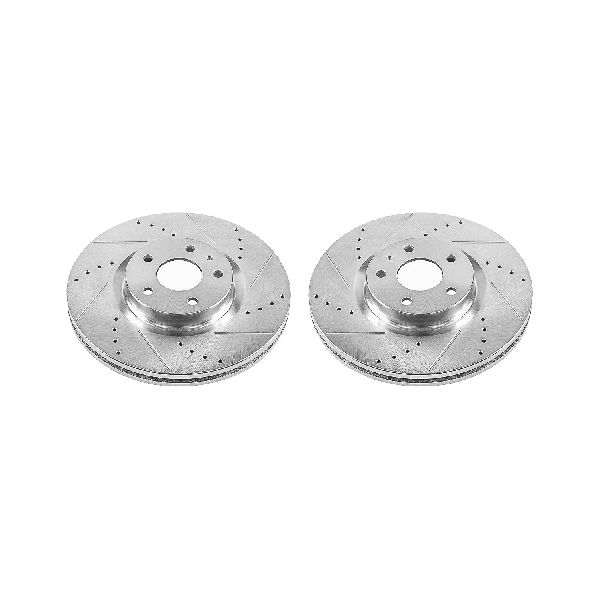 2013-2016 Lincoln MKZ Disc Brake Rotor Set - Front (Powerstop)