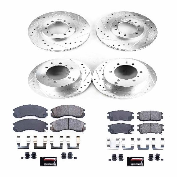 1991-1996 Mitsubishi Montero Disc Brake Kit - Front and Rear (Powerstop)