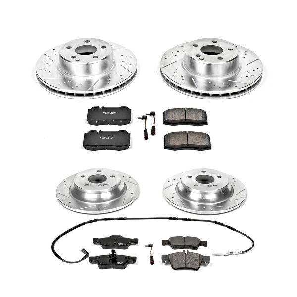 2003-2006 Mercedes-Benz CL500 Disc Brake Kit - Front and Rear (Powerstop)