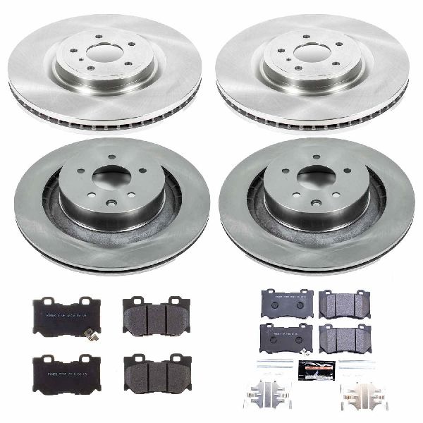 2008-2013 INFINITI G37 Disc Brake Kit - Front and Rear (Powerstop)