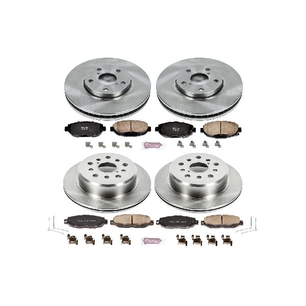 1999-2000 Lexus SC300 Disc Brake Kit - Front and Rear (Powerstop)