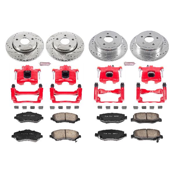 2007-2017 Jeep Wrangler Disc Brake Kit - Front and Rear (Powerstop)