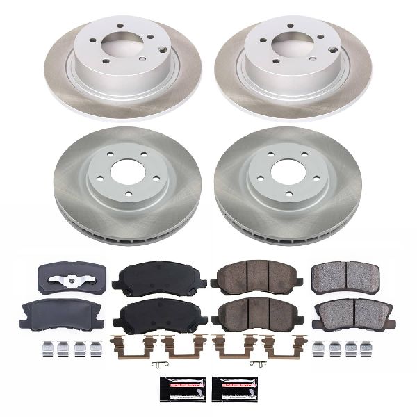 2008-2013 Mitsubishi Outlander Disc Brake Kit - Front and Rear (Powerstop)
