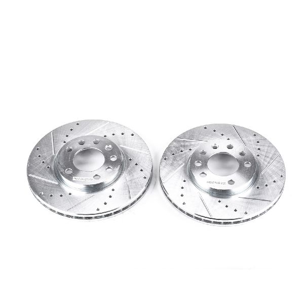 2003-2011 Saab 9-3 Disc Brake Rotor Set - Front (Powerstop)